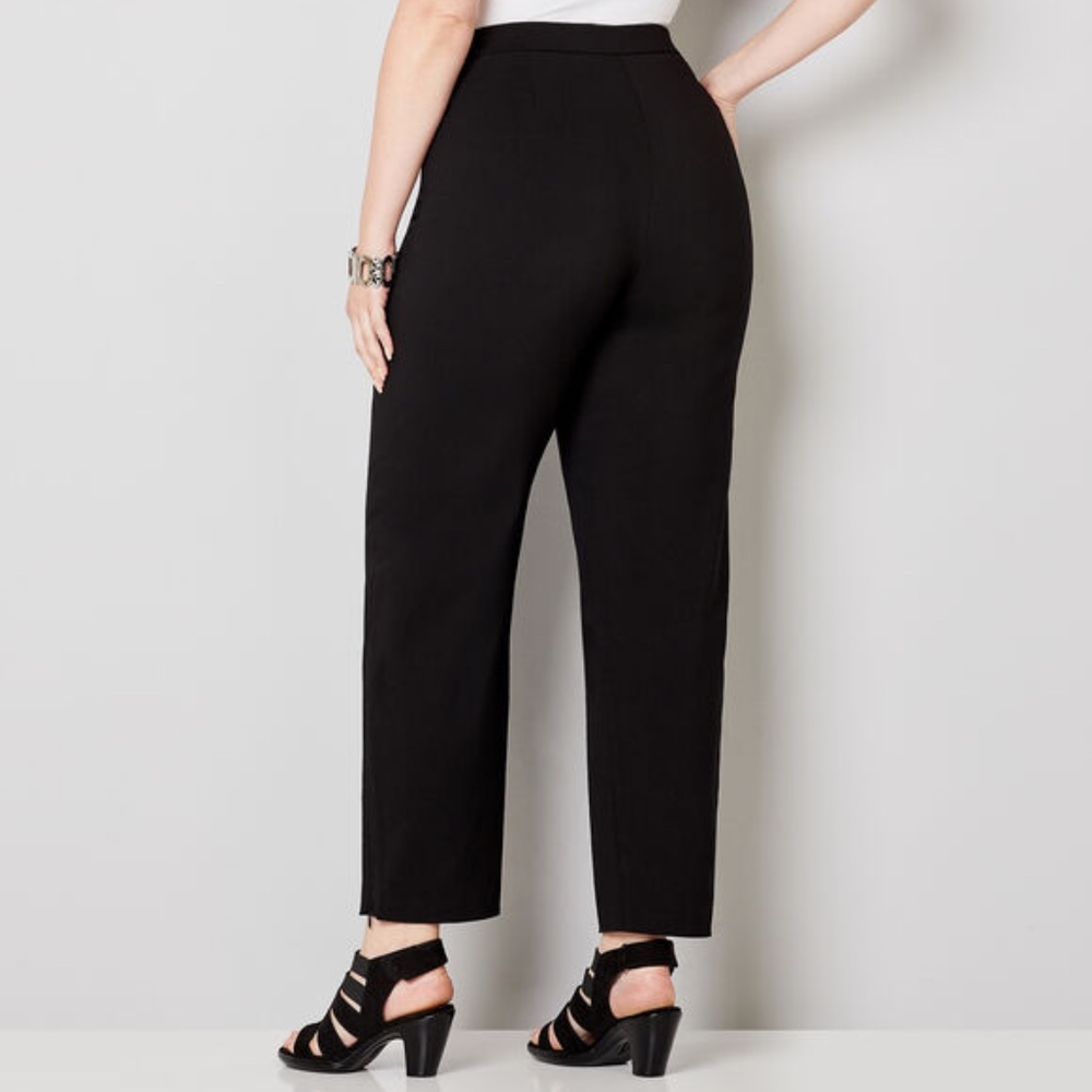 Avenue Super Stretch Pull-On Zipper Pants NWT - Picture 2 of 4